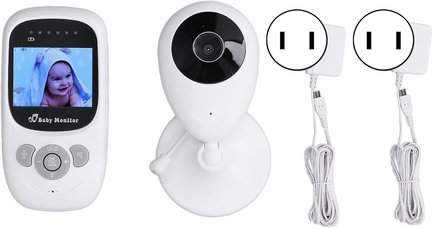 Baby Monitor, Wireless Infrared Monitor with 2.4in LCD Screen, Video Baby Monitor with Camera and 2 