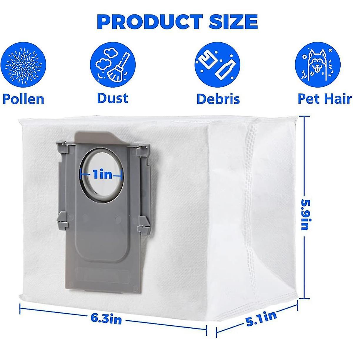 14 stuks stofzakken voor Roborock Q7 L5 /Q10 S5 /S7 Max Ultra/Q5 Pro /Q8 Max /S8 /S8 Pro Ultra/S7 MaxV Ultra/S7 Pro Ultra/Q7 /Q7 Max /T8/Q5 /G10S PRO /Q7 Max stofzuiger afzuigstation