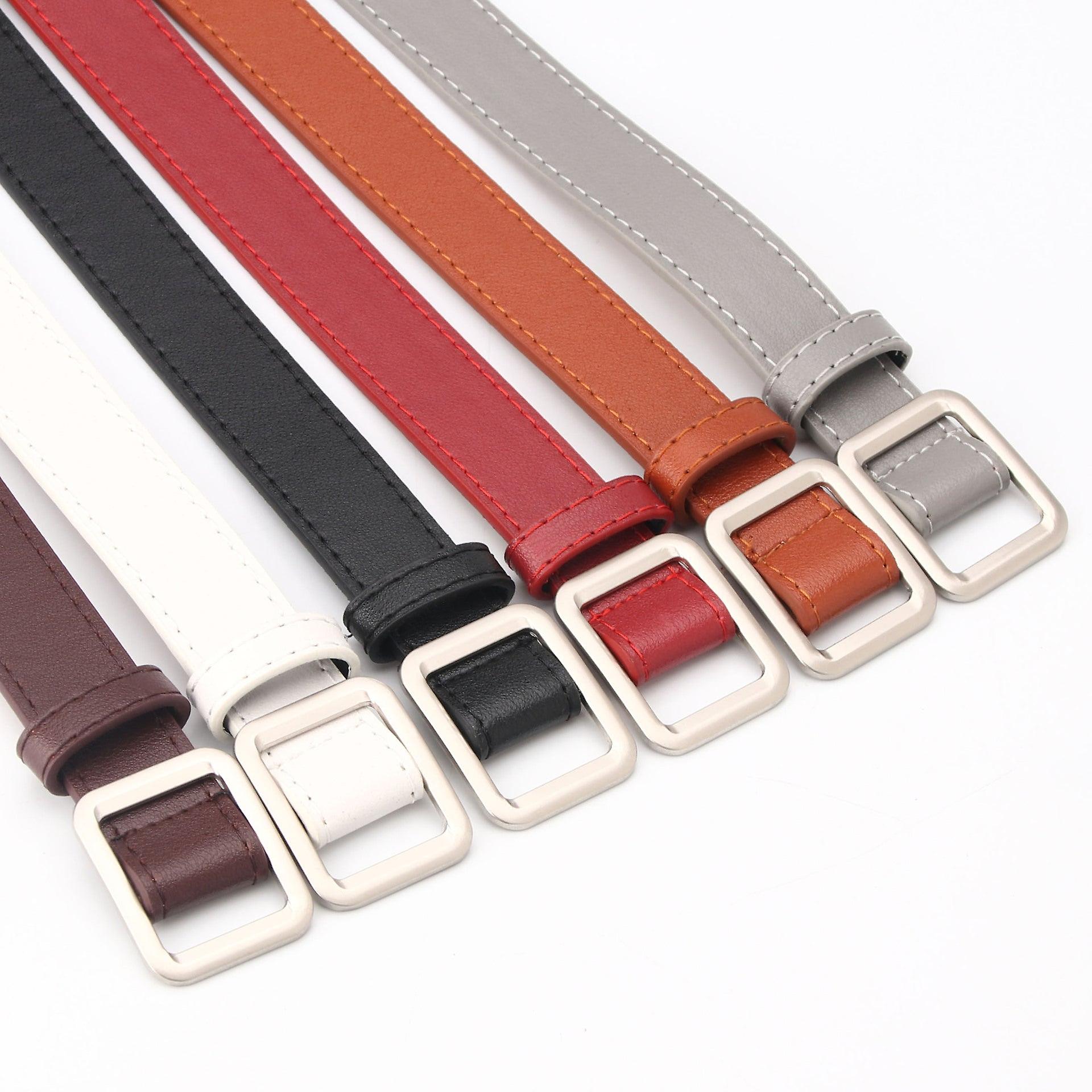 Women's Simple Needle-free Punch-free Student Belt Casual All-match Decorative Belt
