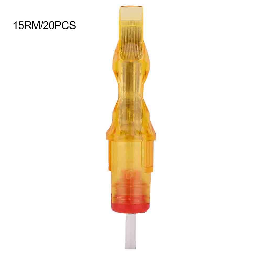 20Pcs/Set Disposable Eyebrow Tattoo Cartridge Needles Microblading Needle RM Series (15RM)