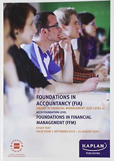 Foundations In Financial Management  Study Text by KAPLAN PUBLISHING Paperback