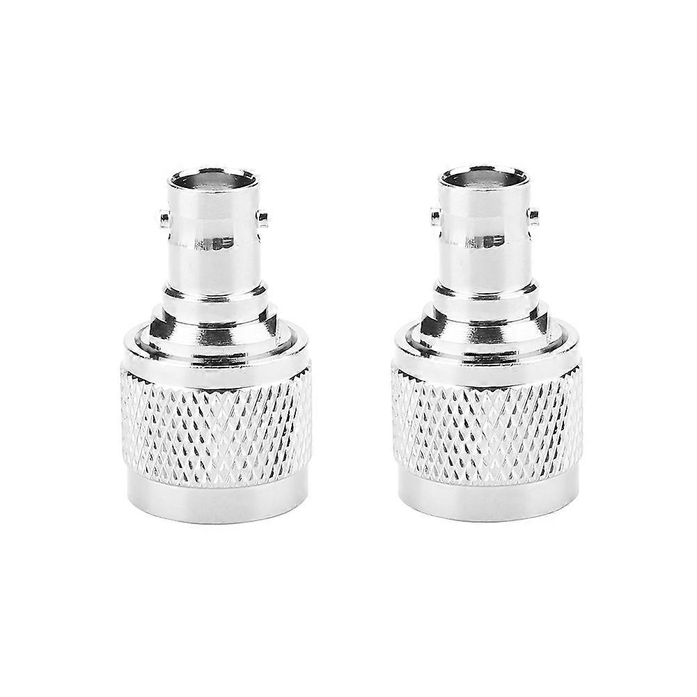 Type N Male to BNC Female, 2Pcs RF Connector Coaxial Adapter Test Converter