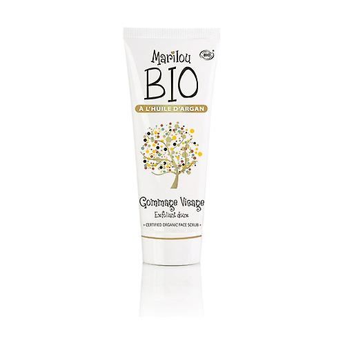 Organic Argan face scrub 75 ml of cream