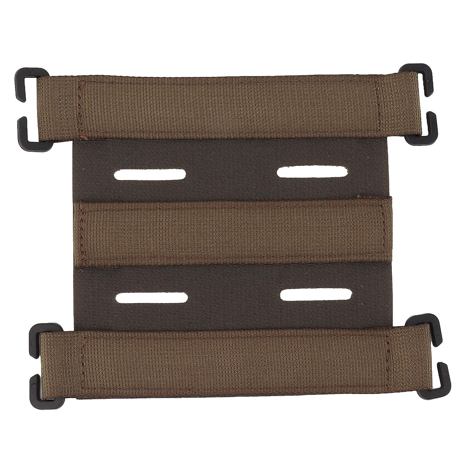 Tactical Vest Modular Hook and Loop Panel Military Green Adjustable Attachment System Durable Nylon Material Patch Holder Supports Accessorie