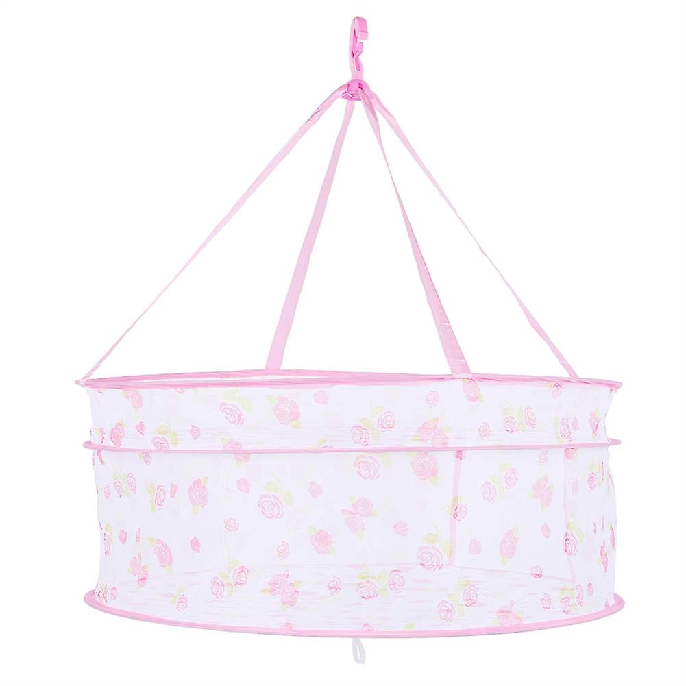 Double Layer Windproof Folding Breathable Drying Clothes Basket Hanging Laundry Underwear Net