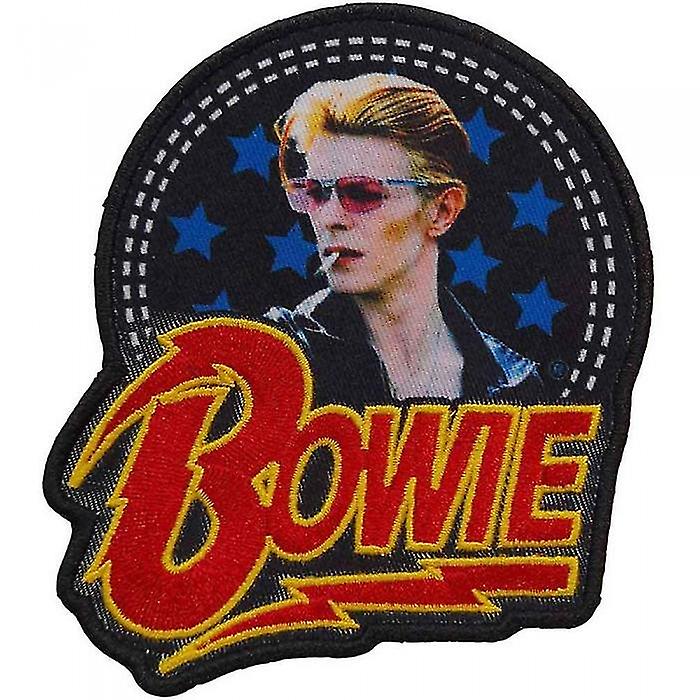 David Bowie Logo Woven Smoking Patch