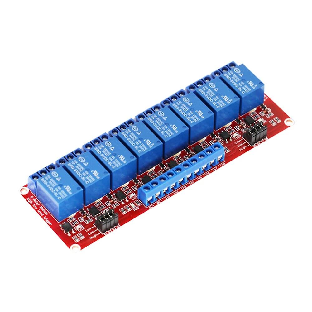 1/2/4/8 Channel Relay Module With Optocoupler 5v 12v 24v Relay Switch Module Support High Low Level Trigger Indicator Light