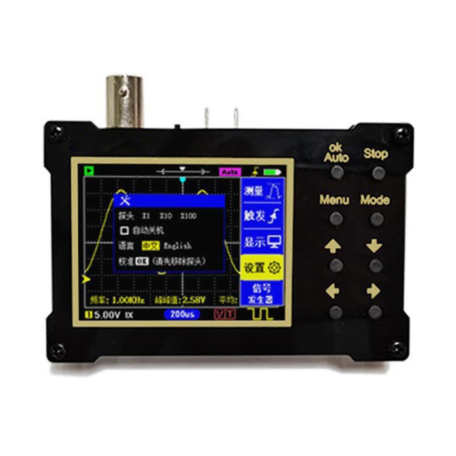 154 pro 2.4 inch Tft Color Screen Digital Oscilloscope 40MSa/s Sampling Rate 18MHz Bandwidth Signal fL Ft