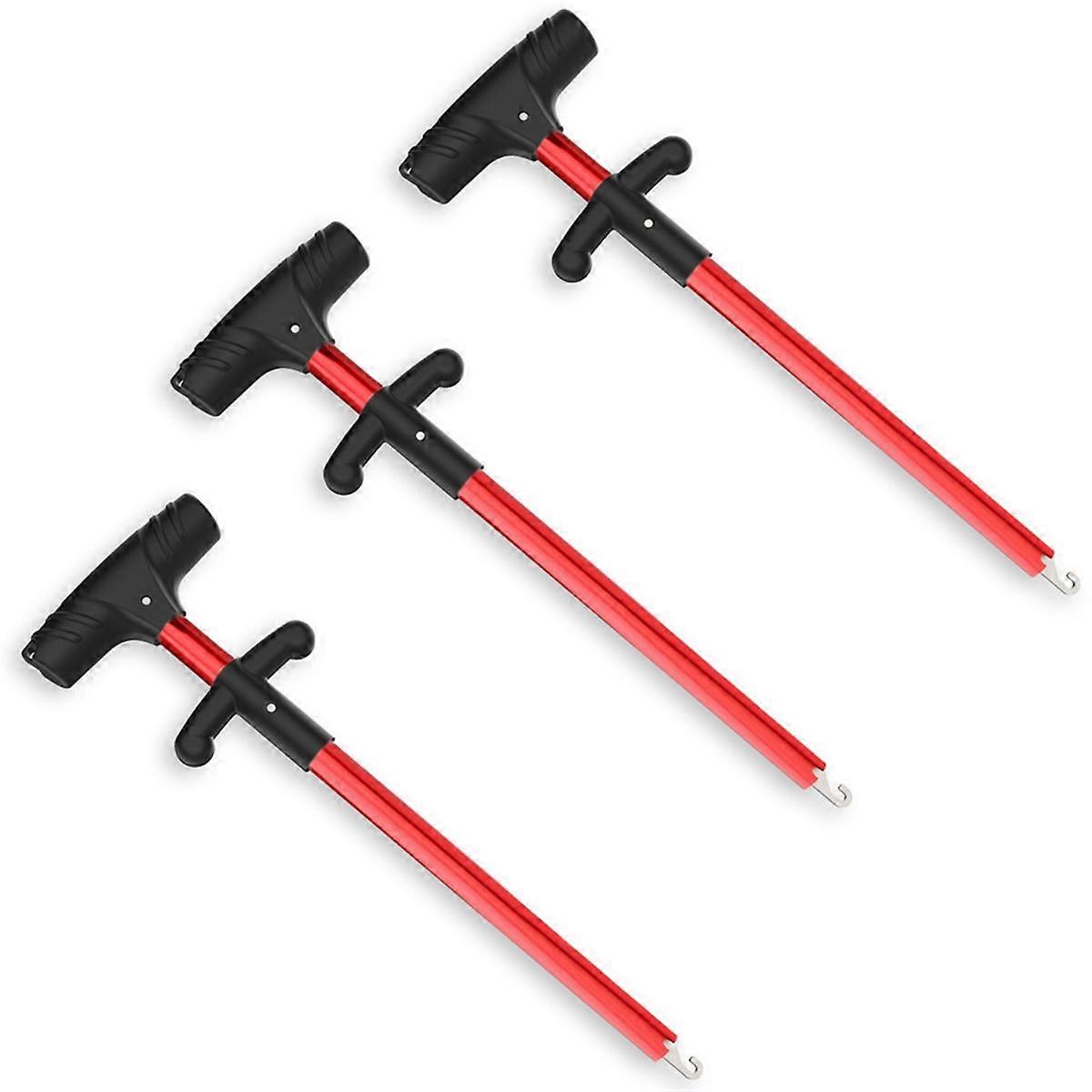 Portable T-Type Hook Remover, Hook Remover, Hook Remover, Aluminum Alloy Hook Remover Red
