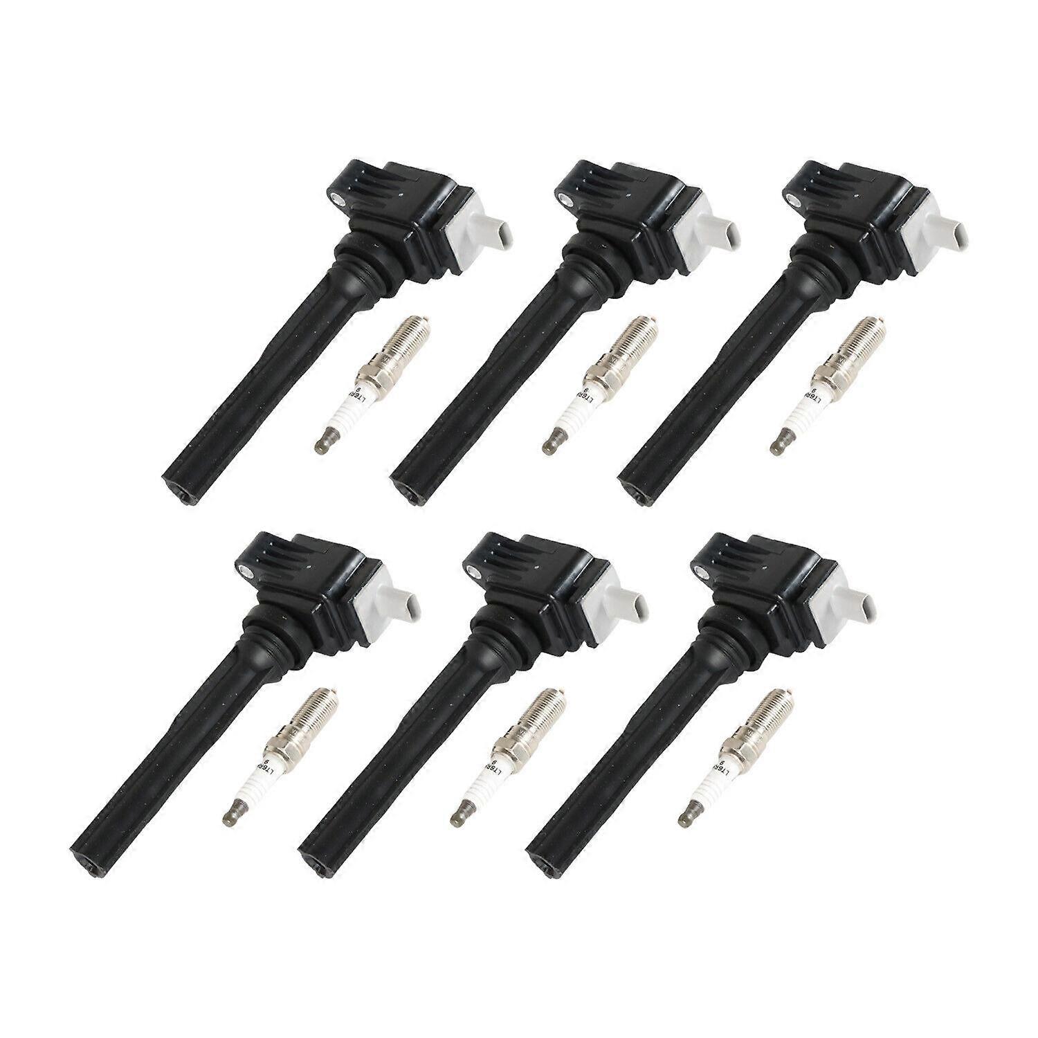 Buy Vplus Set Of 6 Ignition Coils Pack UF553 7T4Z-12029-E & Spark Plugs 5019 LTR - Foto 2