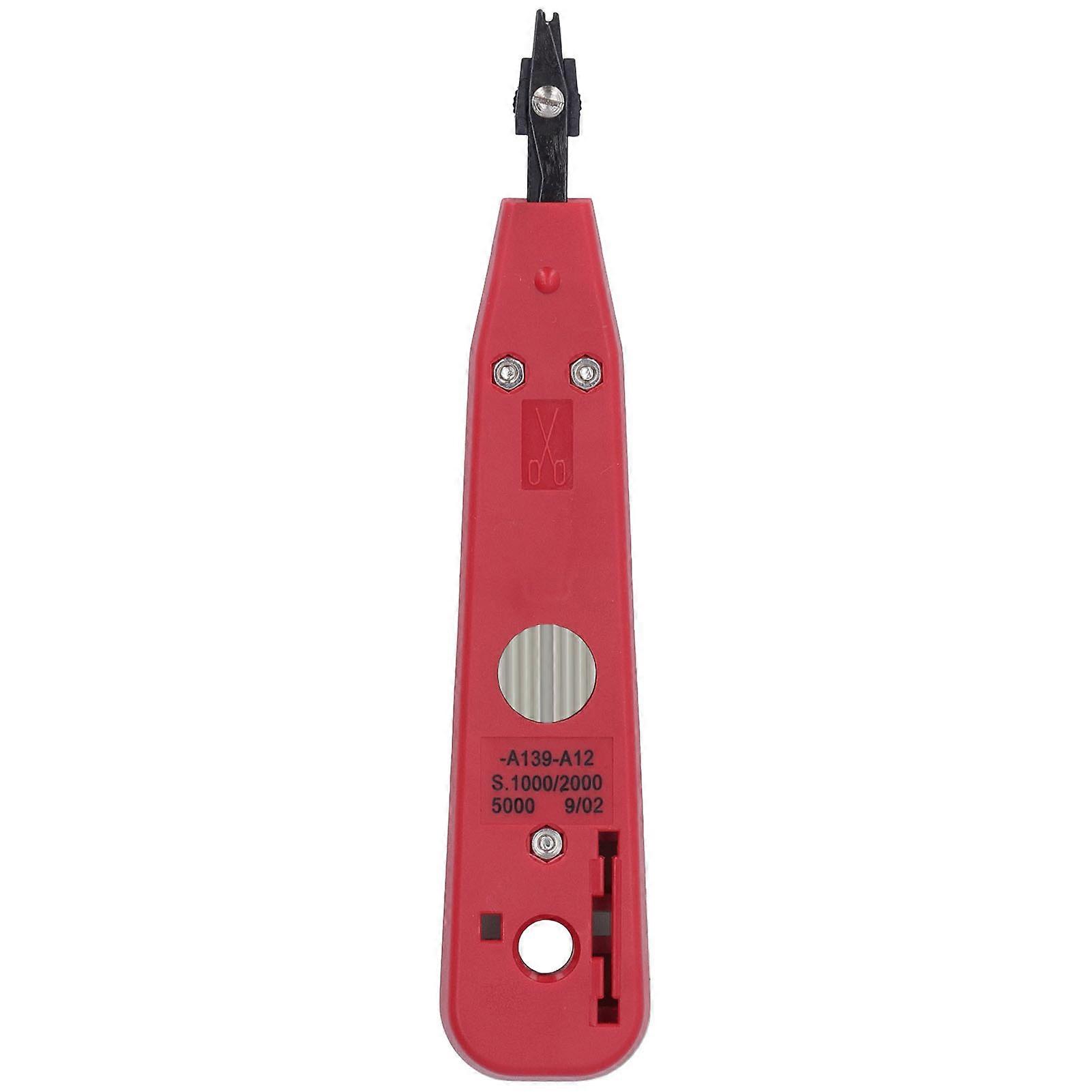 Punch Down Tool Wire Cutter Cable Crimper High Accuracy Fixed Impact Crimping for Module