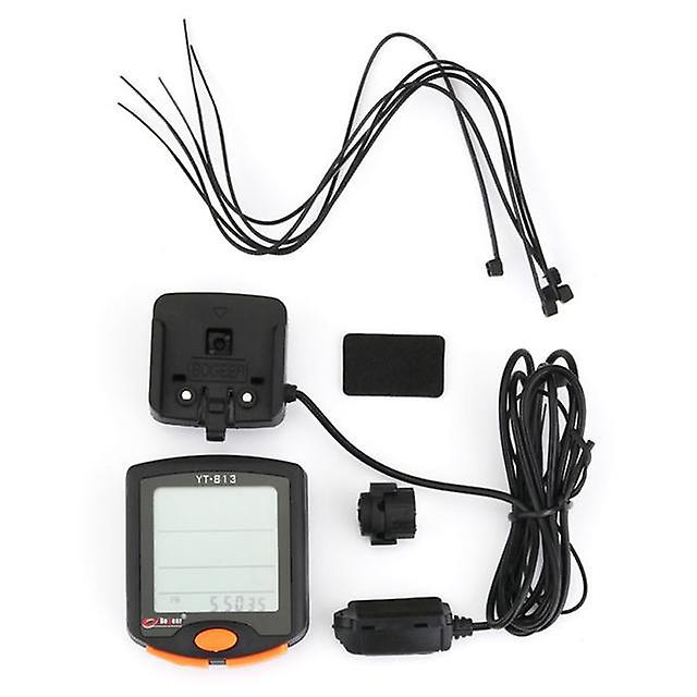 Cycling Bike Computer Rainproof Wireless Bicycle Speedometer Odometer Stopwatch Universal Mini Cycling Speed Sensor Lcd Screen
