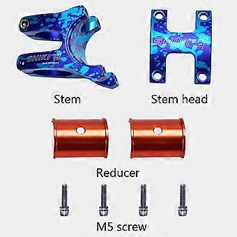 CYSKY Attacco Manubrio 25 Gradi 31,8 60mm/70mm/90mm/110mm Attacco MTB Attacco Manubrio Mountain Bike per Bicicletta, Bici da Strada, MTB, BMX, Ciclismo (90mm