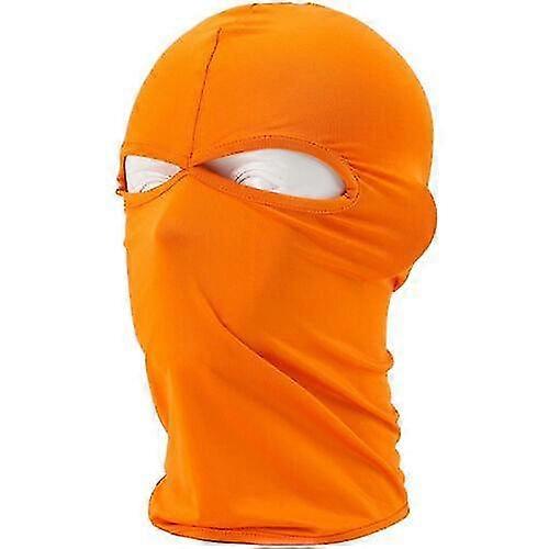 winter style army windproof neck warm balaclava face orange