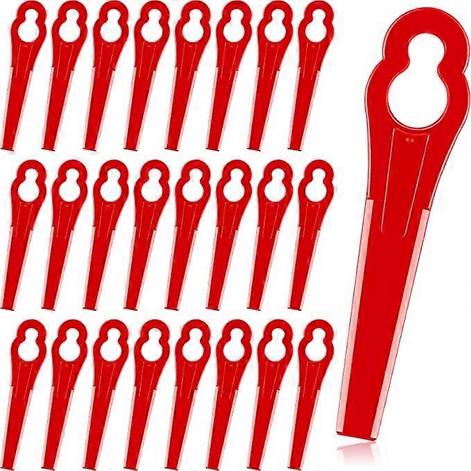 100pcs Plastic Grass Trimmer Blades Cordless Strimmer Blades