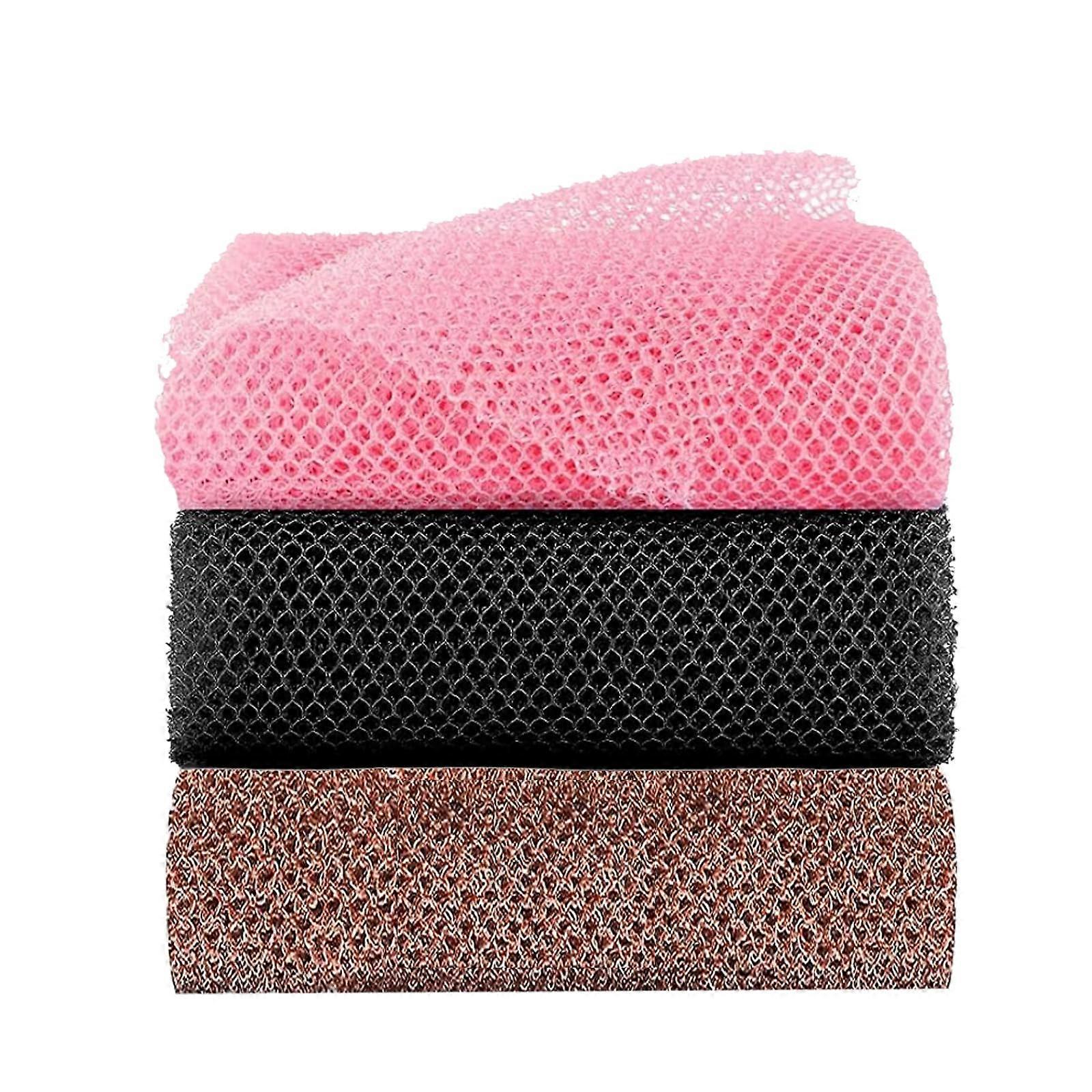 3pcs African Net Sponge, Bath Sponge, African Exfoliating Net