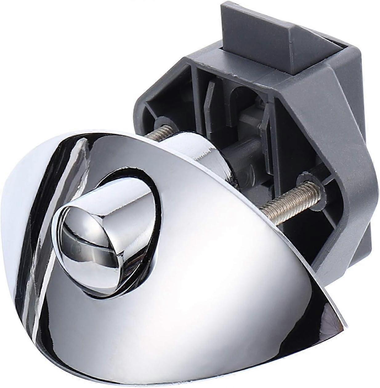 Rv Cabinet Latch Drawer Handles Push Button Locks Catch Door Knobs Cabinet Door Catch Keyless Cupboard Locks for RV Caravan Cupboard Handle Nickel Pla