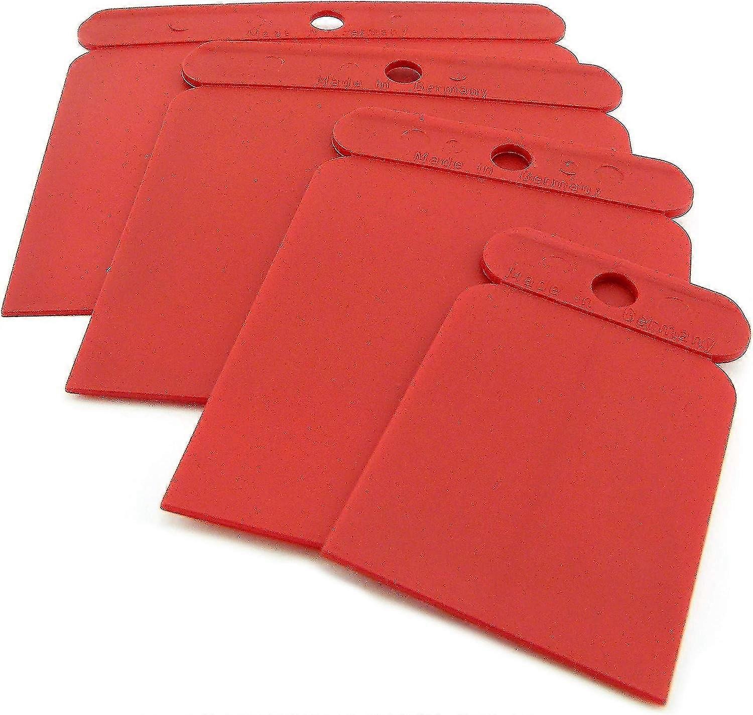 Blauer Kunststoffschaber