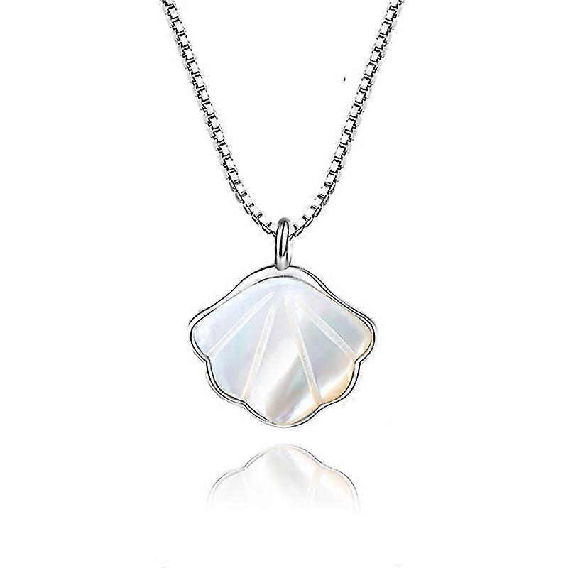 S925 Sterling Silver Shell Design Necklace