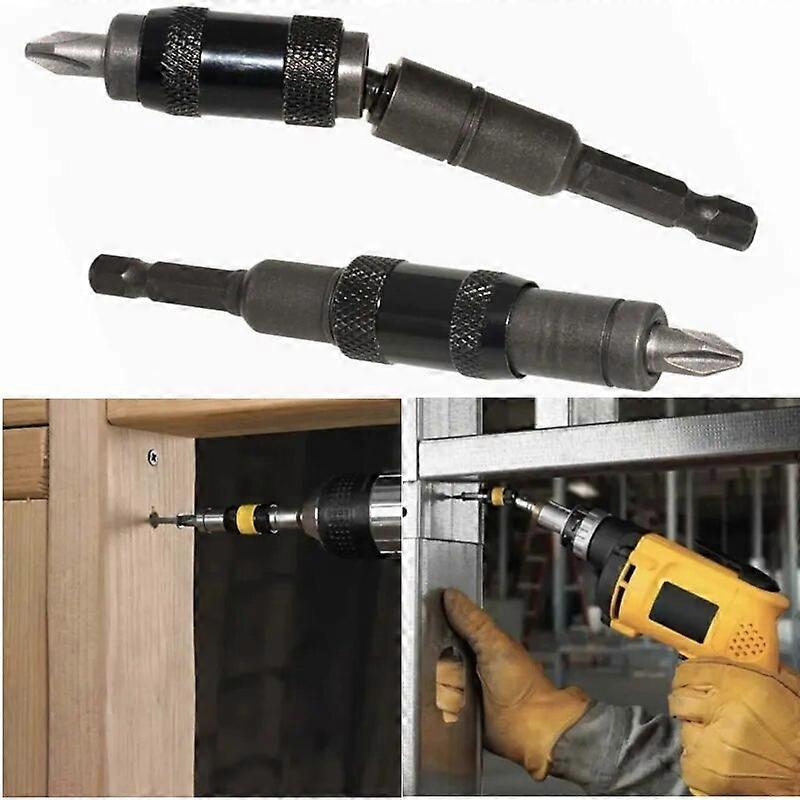 1pc Magnetic Screw Drill Tip  1/4 Impact Tough Bit Holder With 20 Pivoting   Bendable Extender Quick Change Locking Rotating