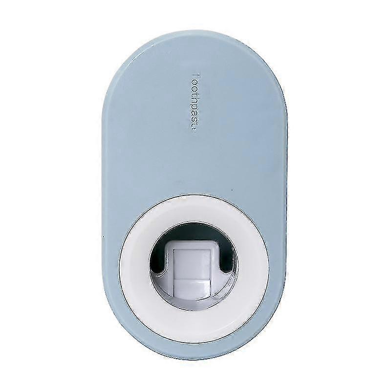 Automatic Hands-Free Toothpaste Dispenser - Wall Mounted, Blue Sky - 2 Pieces