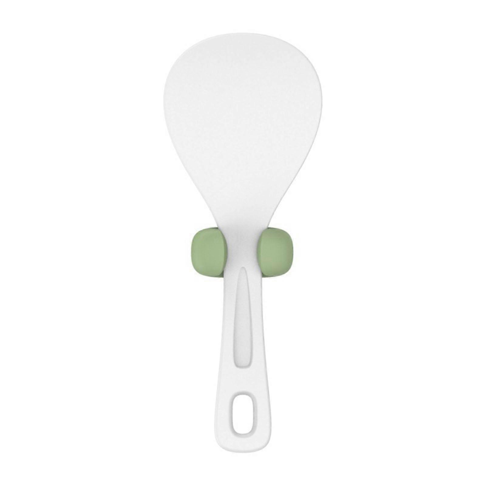 Punch-free Rice Spoon Rack Self-adhesive Multipurpose Spoon Shelf for Kitchen