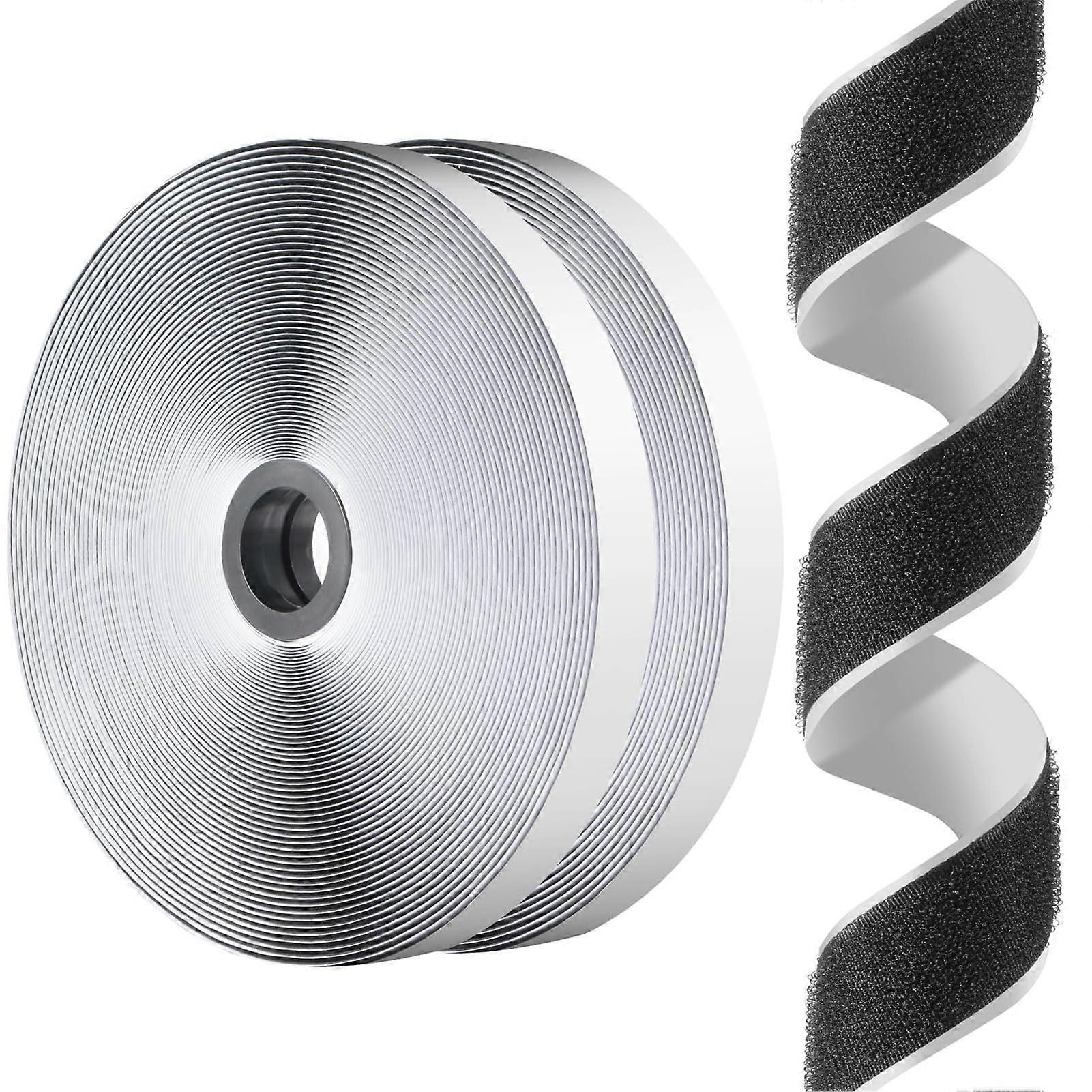 Hook and Loop Double Sided Sticker Washable and Not Easy to Deform Tape for Keeping and Rugs in Place