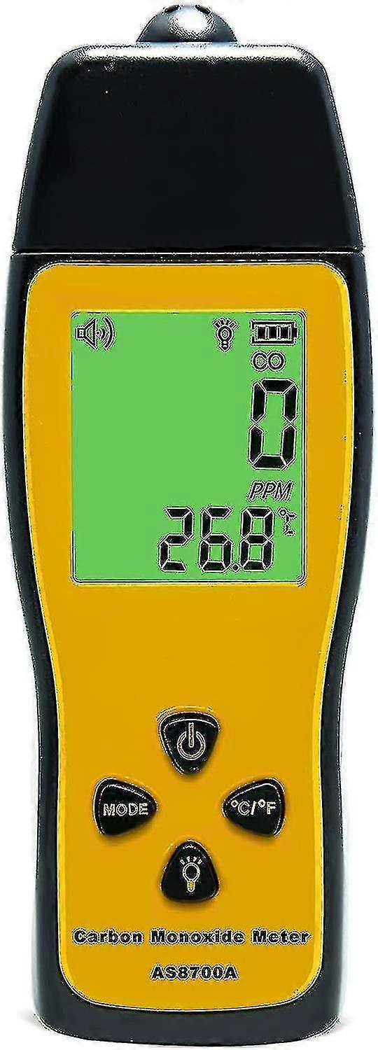 Handheld Carbon Monoxide Meter, Portable Co Gas Detector, Gas Tester With 01000ppm Range, 1ppm Resol Tangrui