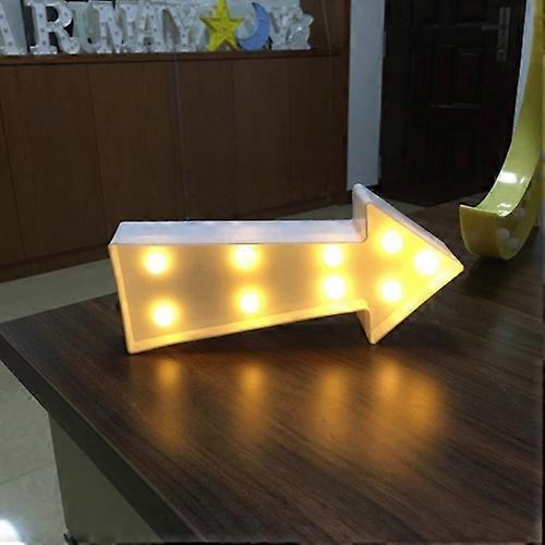 Creative Arrow Sign Shape Warm White LED Decoration Light