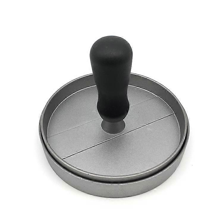 Manual non-stick coating hamburger press Patty Press Hamburger mold plastic handle hamburger press 12*9cm,2024 Ping