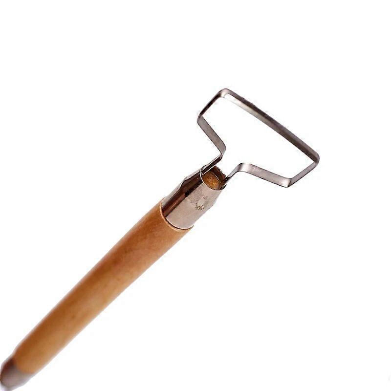 New 1 Pc Wooden Handle Pottery Ceramics DIY Tools Wood Handle Wax Pottery Clay Sculpture Carving Tool DIY Craft