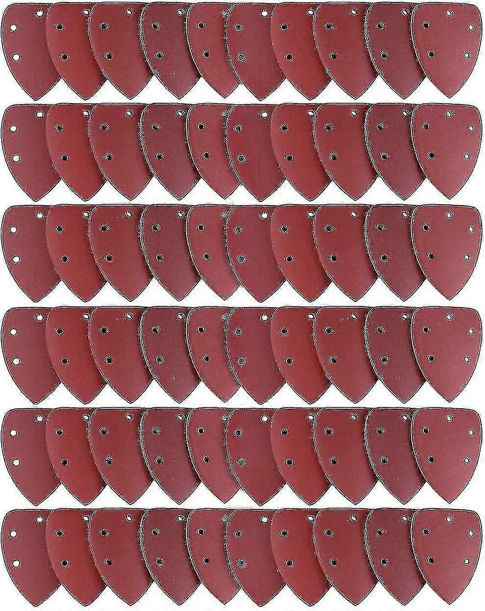 Pack Of 60 Sanding Sheets, Sanding Paper 40/60/80/100/120/180/240/320/400/800 Ideal Comptiable With Multi-purpose Sander