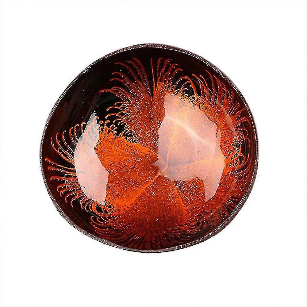 Decorative Coconut Bowl, Orange, Size: Diameter: 12-15cm