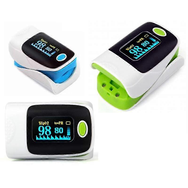 Blood Oxygen And Pulse Tester Professional Oximeter With Oled Display Instant Read Digital Pulse Indicator For Adults And Kids