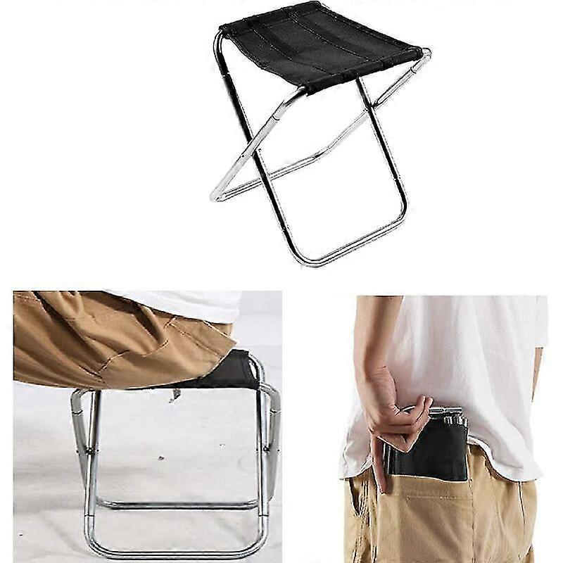 Aluminum Portable Folding Stool Foldable Ultra Light Fishing Picnic