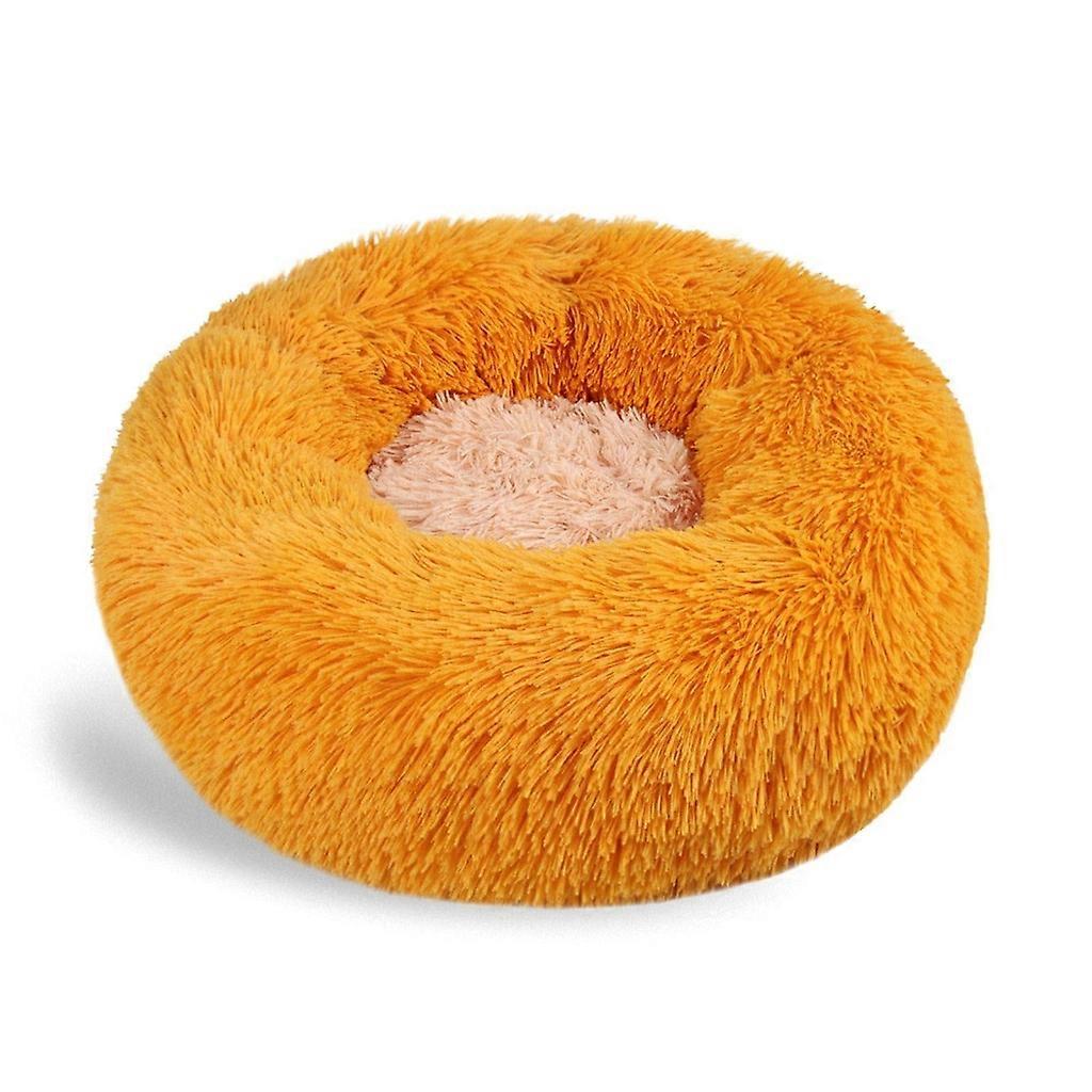 Cat Cushions Plush Bed for Indoor Cat with Non-Slip Bottom for Small Dog
