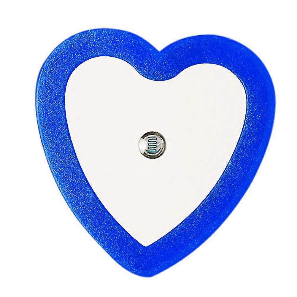 Heart-shaped Led Night Light Automatic Sensor Hallway Bedroom Stairs Wall Lamp  T