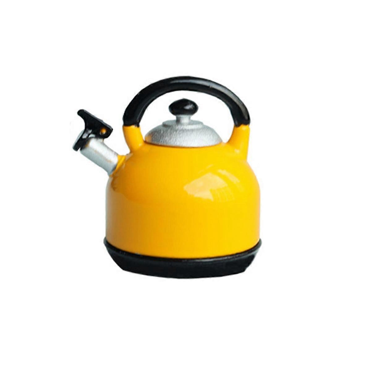 Big Belly Kettle Simulation Teapot Model Toys For Doll House Decoration 1/6 1/8 Miniature Accessori