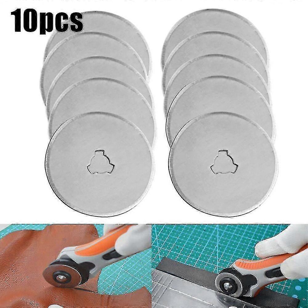 10pcs Rotary Cutter Replacement Blade Roller Sewing Cutting Home Tools