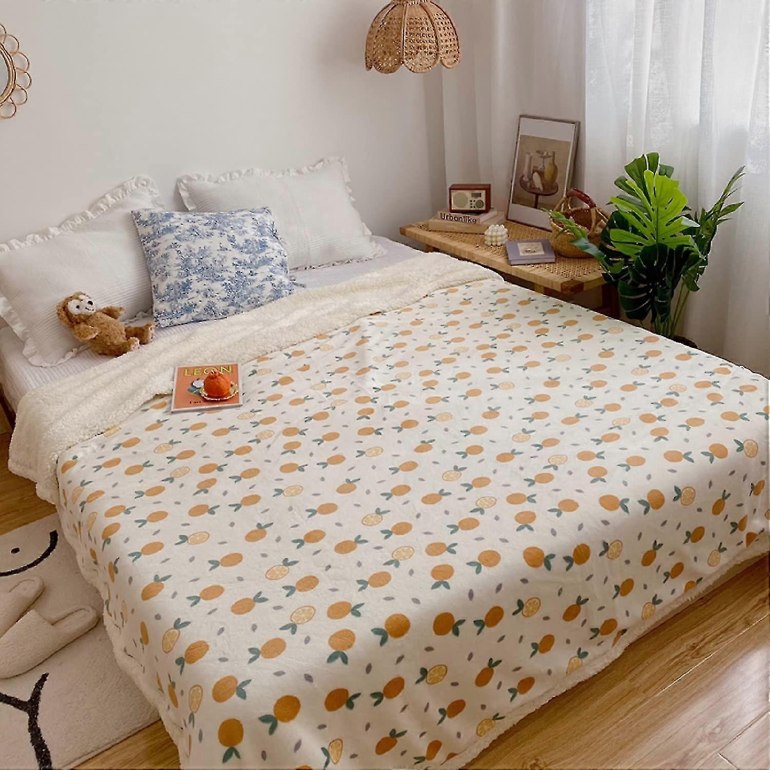 100x150cm Plaid Blanket Double Sided