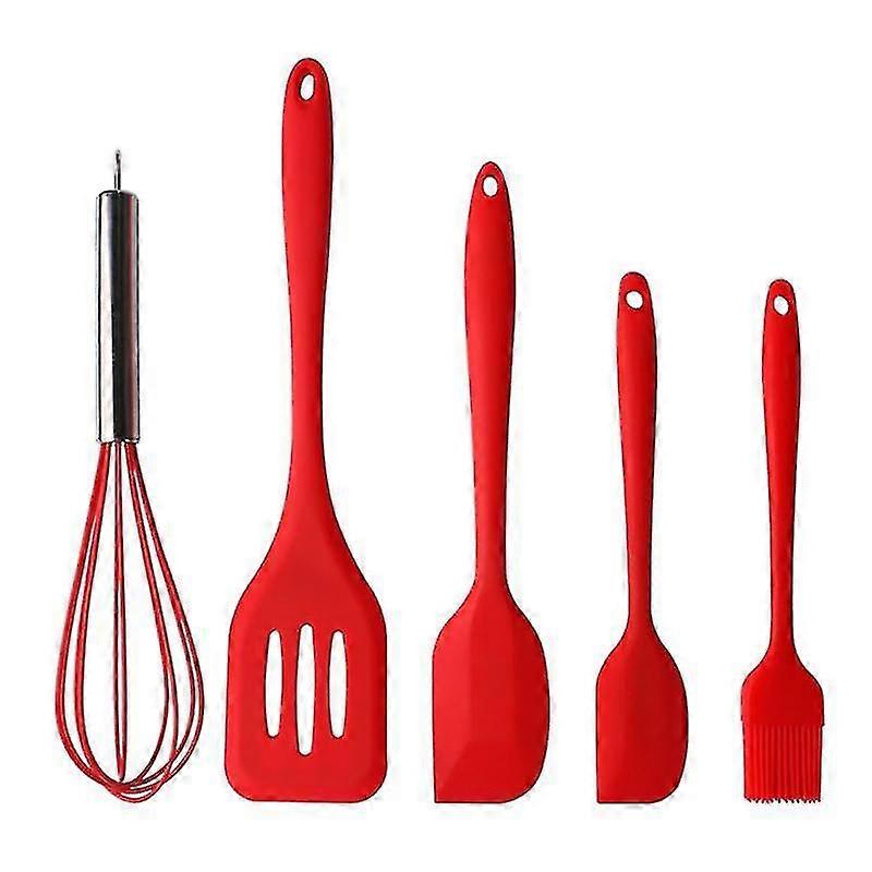 5Pcs/Set Silicone Cooking Utensils Kitchenware Kit Kitchen Tools Accessories|Cooking Tool Sets