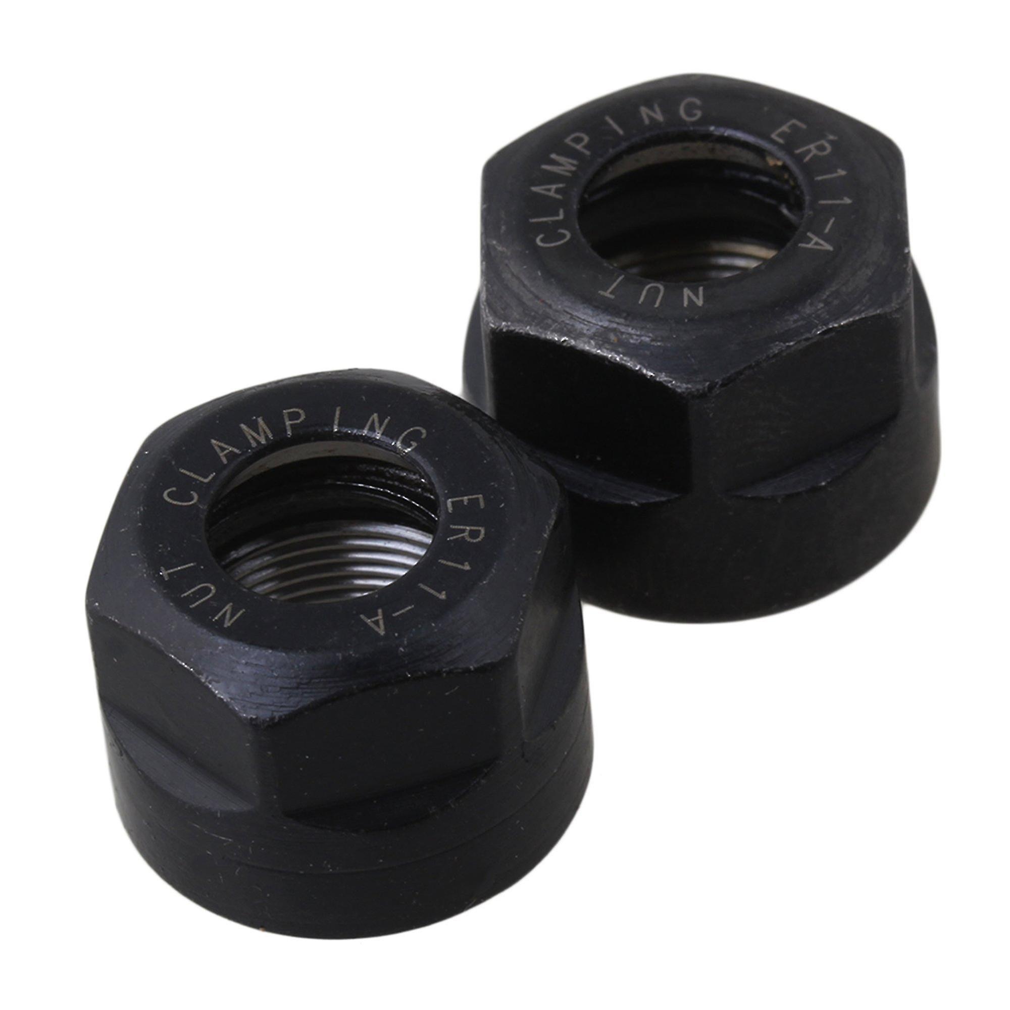 Nuts Bolts 2pcs Er11 A Type Clamping Collet Nut Cnc Milling Lathe M14x0.75mm