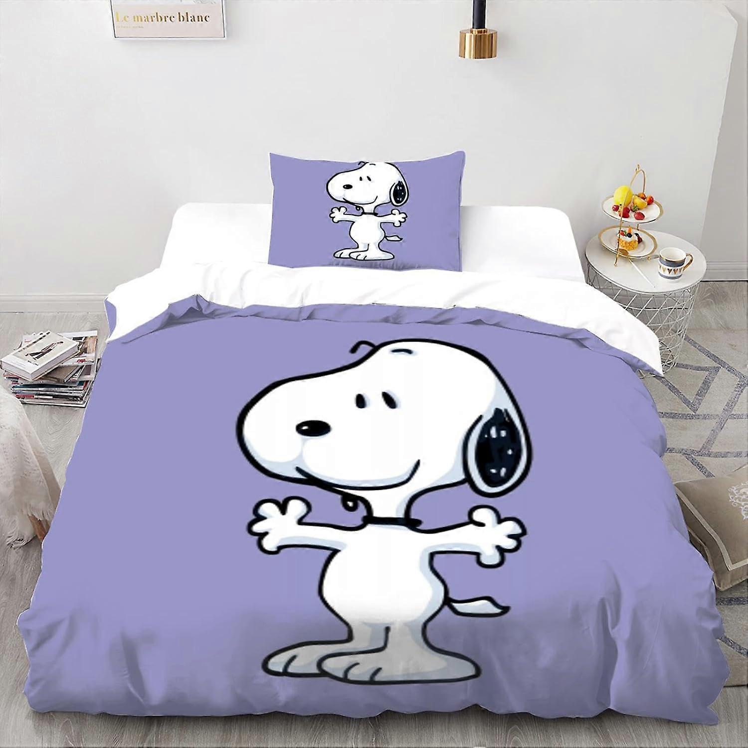 3D Madagascar Comforter Cover Set boys Print Bedding set Soft Microfiber Quilt Cover set with Zipper Closure (135*200 cm)