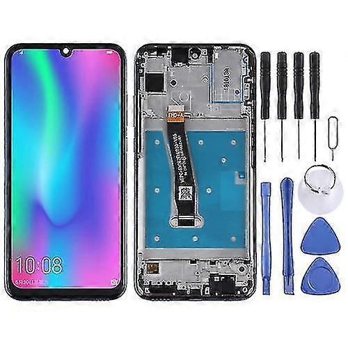 Lcd Screen And Digitizer Full Assembly With Frame Compatible with Huawei Honor 10 Lite (black)