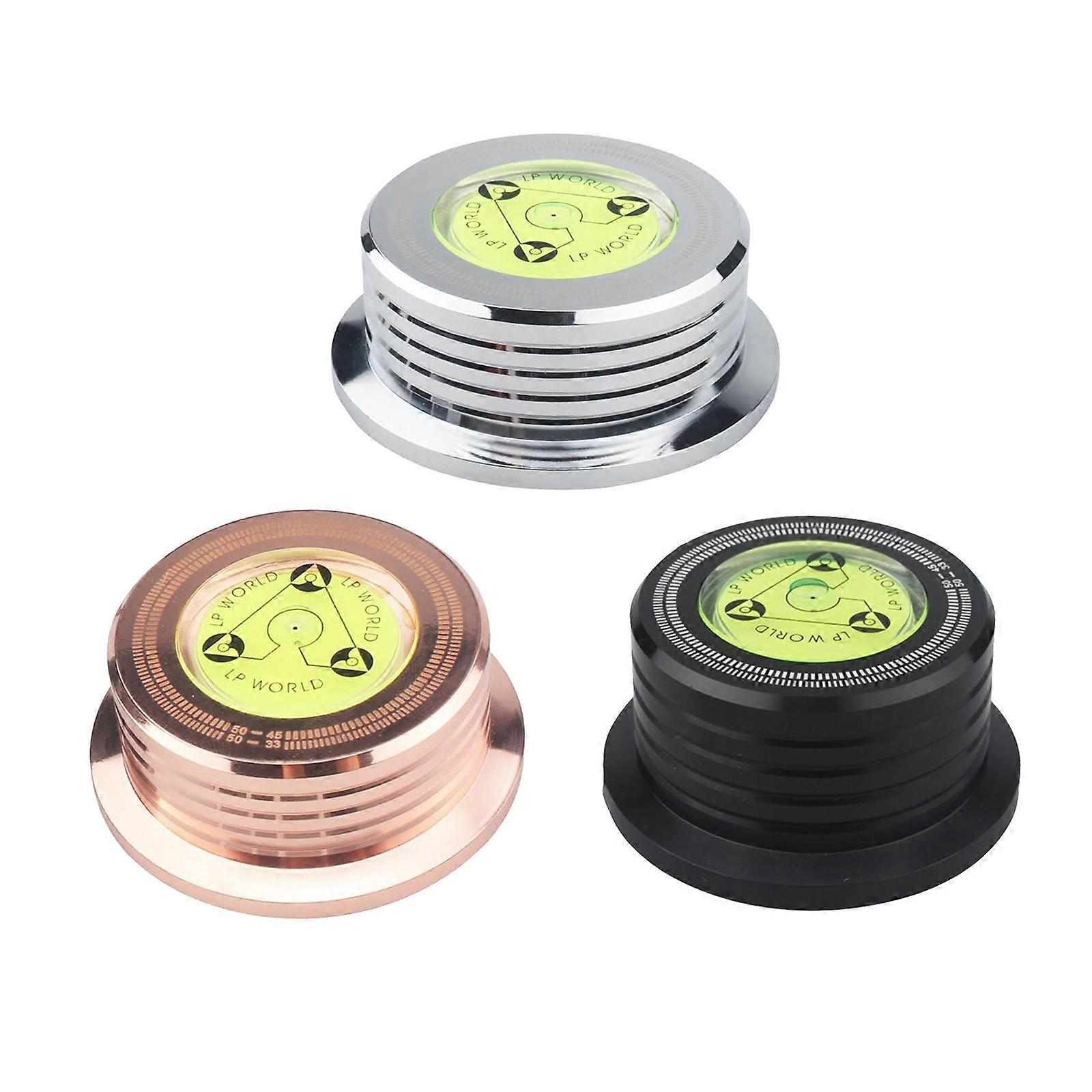 3x Record Weight Stabilizer Turntable Clamp Stabilizer LP Disc Stabilizer