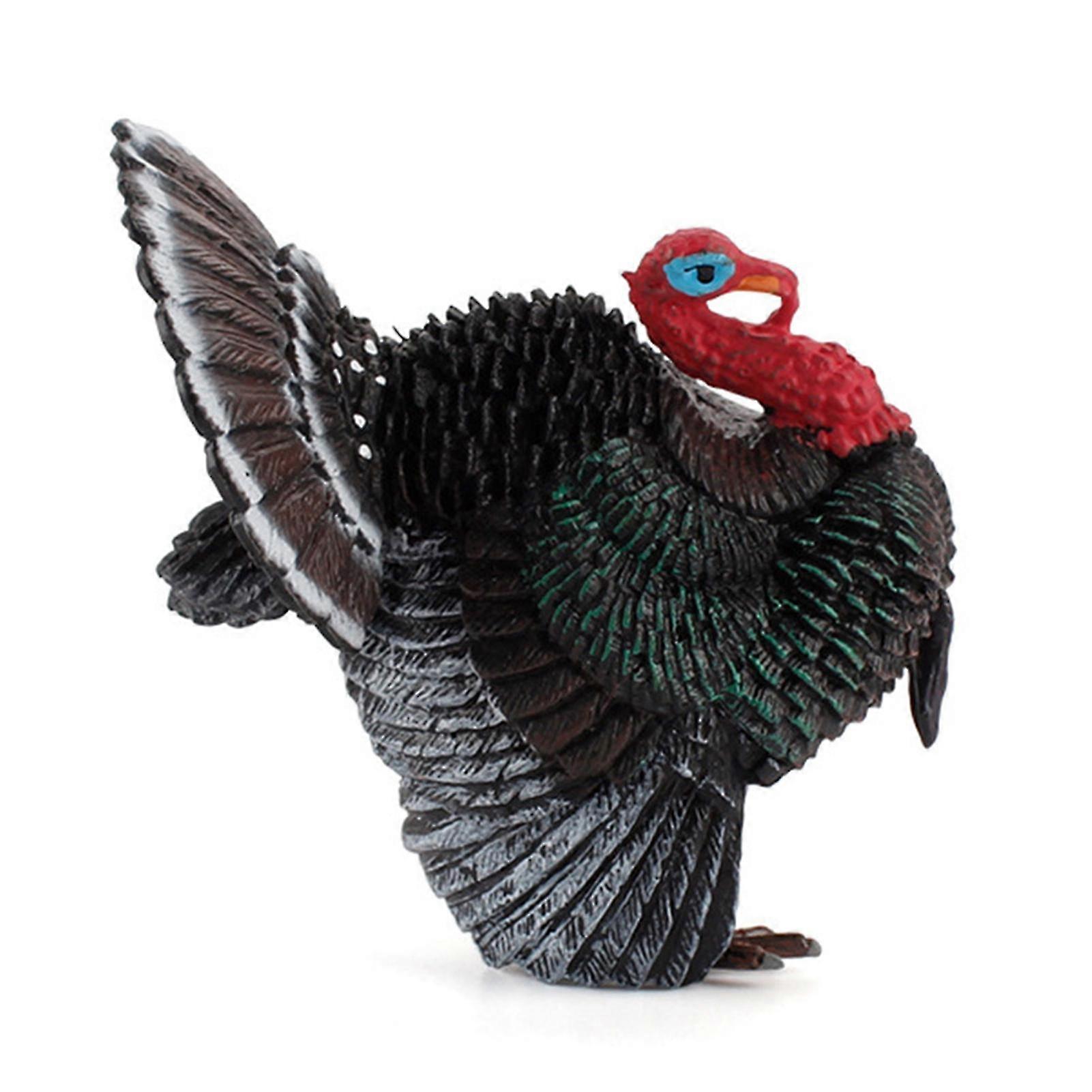 Turkey Solid Pvc Action Figure Desktop Decorative Ornament Collection Gift