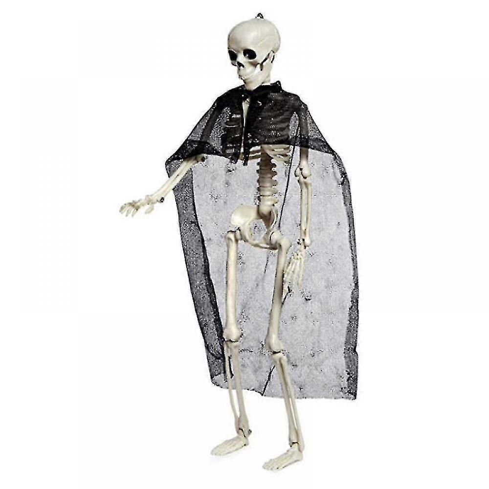 Skeleton Halloween Decoration,Posable Halloween Skeletons,Full Body Posable Joints Skeletons Graveya