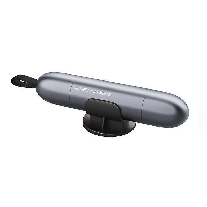 Car Safety Hammer Car Window Glass Breaker Alloy Body Hidden Seat Belt Cutter 2 in 1 Emergency Rescue Life-Saving Urgent Tools