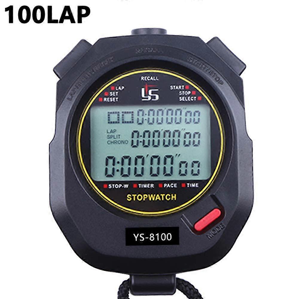Wuhing-SJ-Digital Stopwatch Timer, Large Display,Training 100 Lap