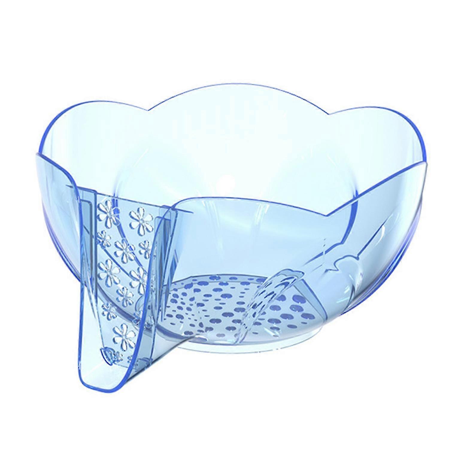 Multifunctional Drainer Basket Fruit Washing Bowl with Filter Holes Strainer & Container 2-in-1